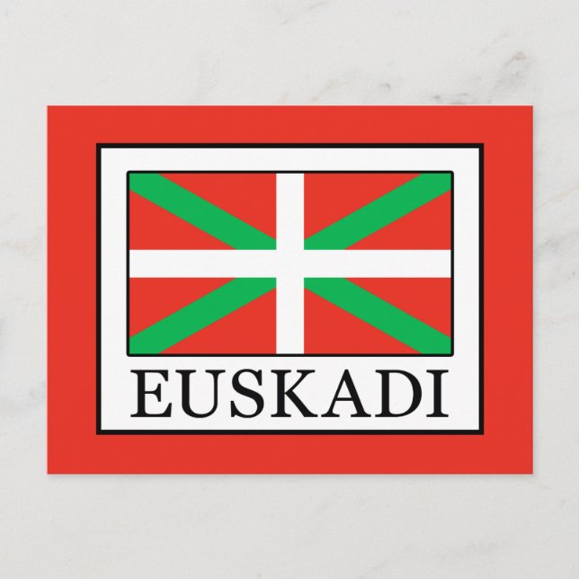 Euskadi Postkarte (Vorderseite)