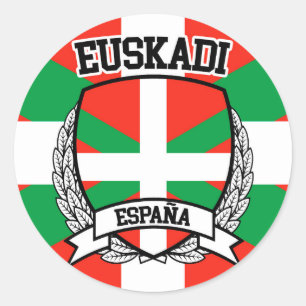 Euskadi Runder Aufkleber