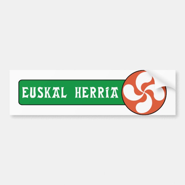 Euskal Herria Aufkleber Autoaufkleber (Vorne)