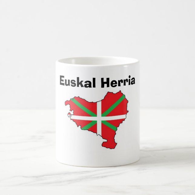Euskal Herria Karten-Tasse Tasse (Mittel)
