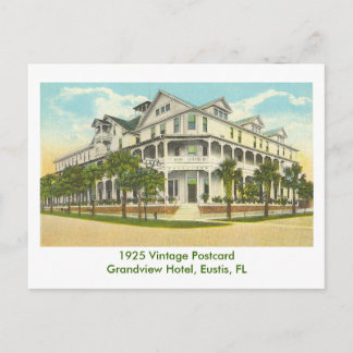 Eustis, FL - Grandview Hotel - 1925 Postkarte