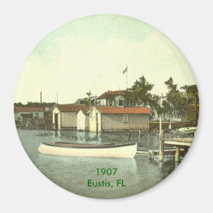 Eustis, FL - Ufergegend - 1907 Magnet