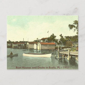 Eustis, FL - Wasserfront - 1907 Postkarte