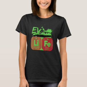 Ev Auto Lebensperiodensystem Elektrische Kraftfahr T-Shirt
