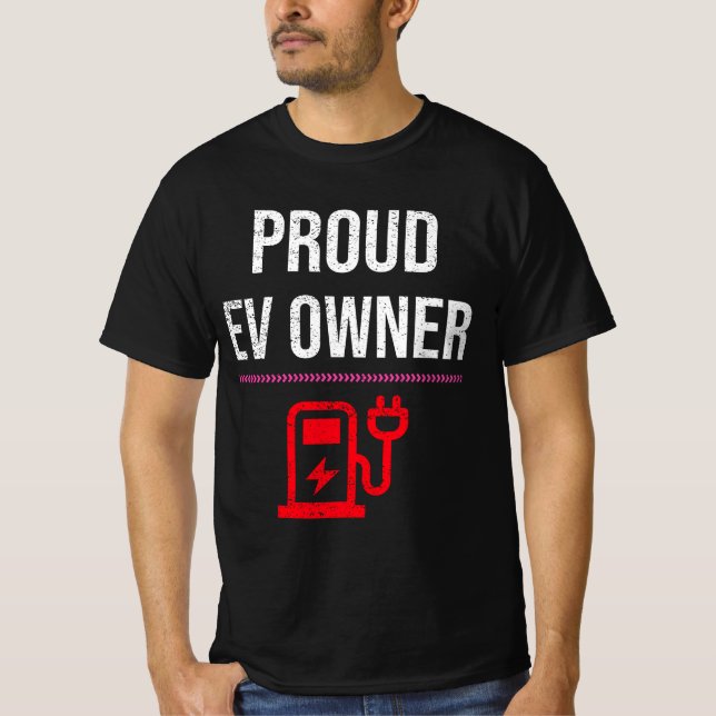 EV-Eigentümer - Elektrofahrzeug-EV-Fahrzeug T-Shirt (Vorderseite)