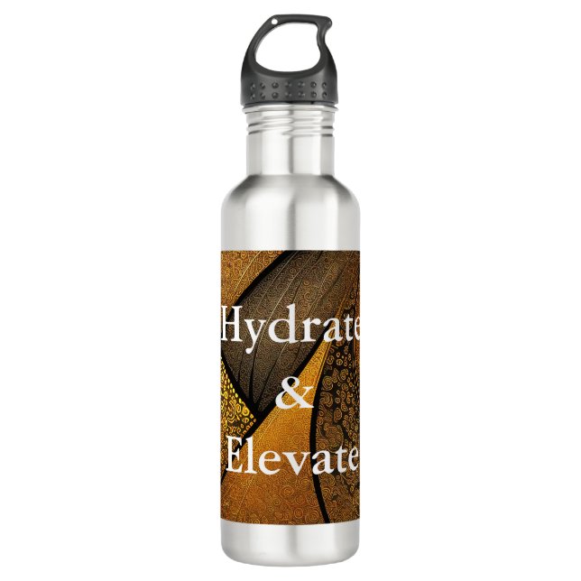 Eva 1 Abstrakte Design Wasserflasche Typ 1 Edelstahlflasche (Vorderseite)