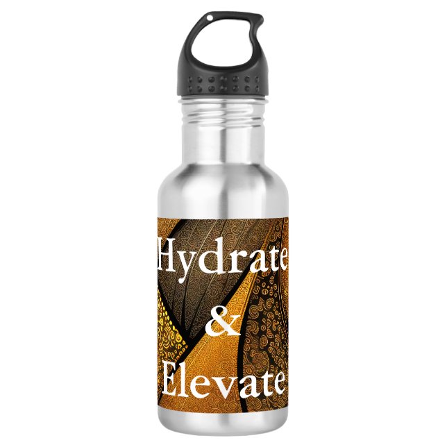 Eva 1 Abstrakte Design Wasserflasche Typ 1 Edelstahlflasche (Vorderseite)