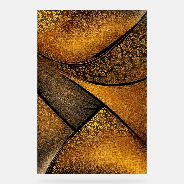 Eva 1 Abstraktes Design Akryllisches Zeichen Acrylschild (Vorderseite)