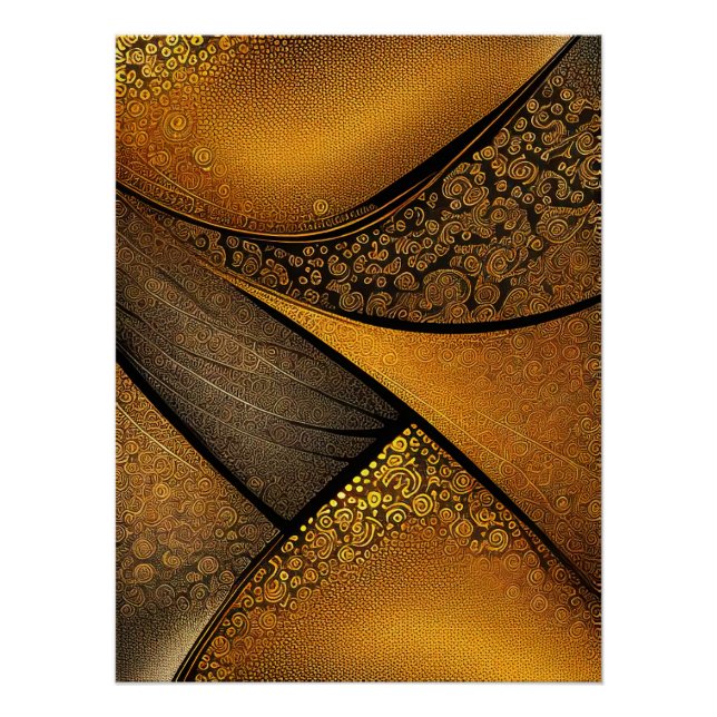 Eva 1 Abstraktes Design-Poster Poster (Vorderseite)