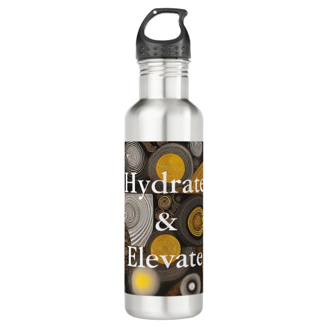 Eva 2 Abstrakte Design Wasserflasche Typ 1 Edelstahlflasche (Vorderseite)