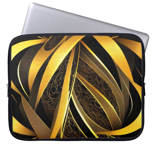 Eva 4 - Laptop-Fall für abstraktes Design Laptopschutzhülle (Vorderseite)