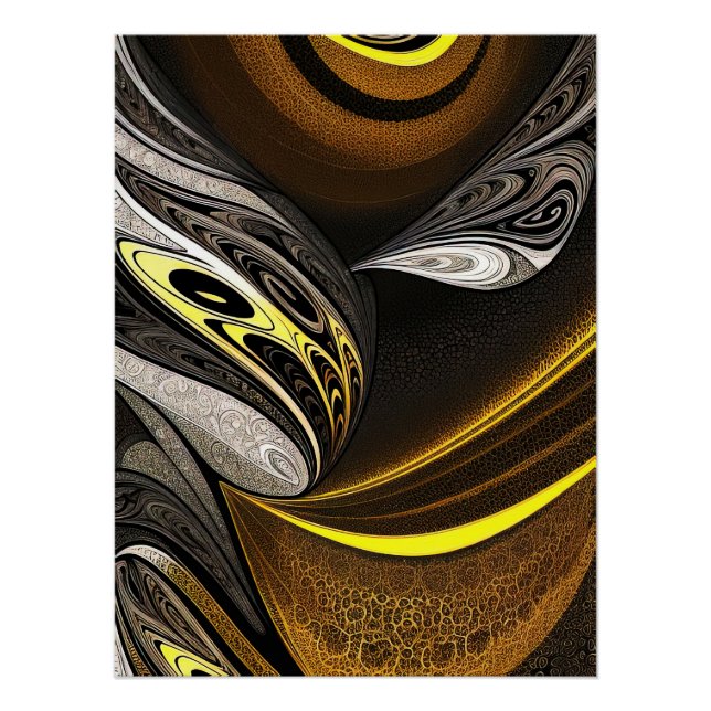 Eva 5 Abstraktes Design-Poster Poster (Vorderseite)