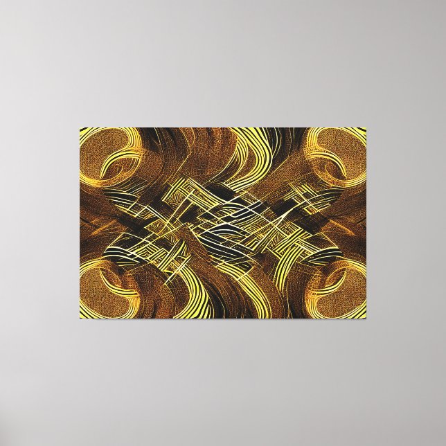 Eva 6 Abstract Design Canvas Print Leinwanddruck (Vorderseite)