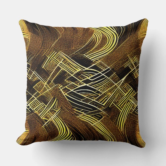 Eva 6 Abstract Design Throw Kissen (Vorderseite)