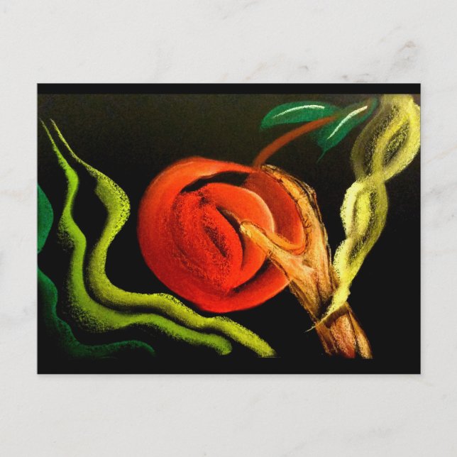 Eva-Apfel Postkarte (Vorderseite)