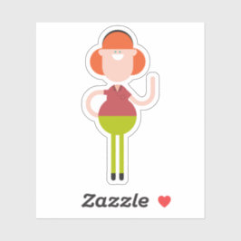 Eva - Aufkleber für die globale Roadmap