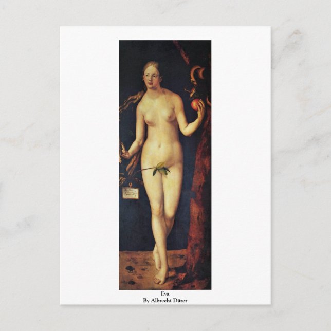 Eva by Albrecht Dürer Postkarte (Vorderseite)