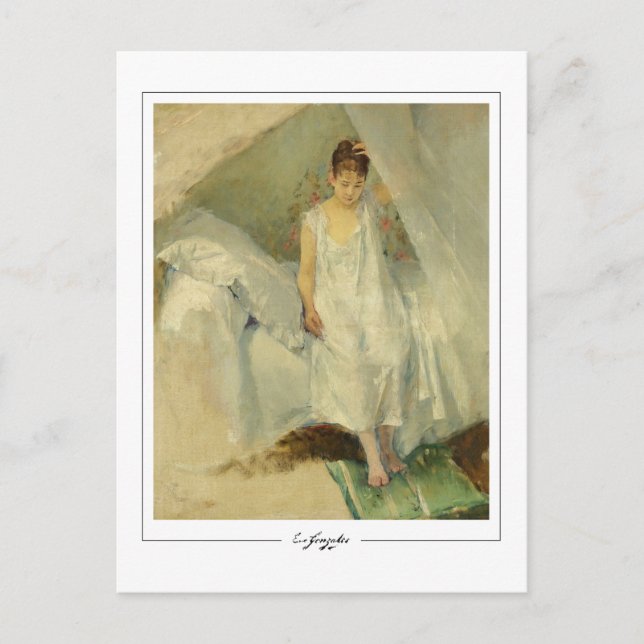 Eva Gonzalès #10 - Fine Art Postcard Postkarte (Vorderseite)