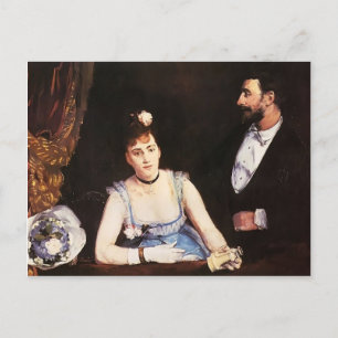 Eva Gonzales - Eine Box im italienischen Theater Postkarte