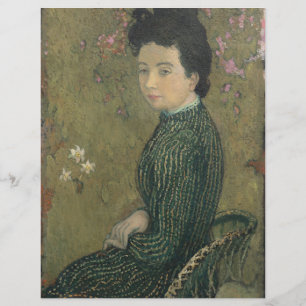 Eva Meurier in einem Buch über das grüne Kleid