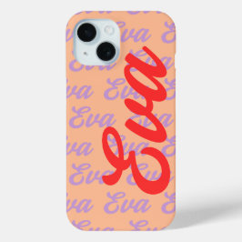 Eva Name Repetiermuster-Design Case-Mate iPhone Hülle