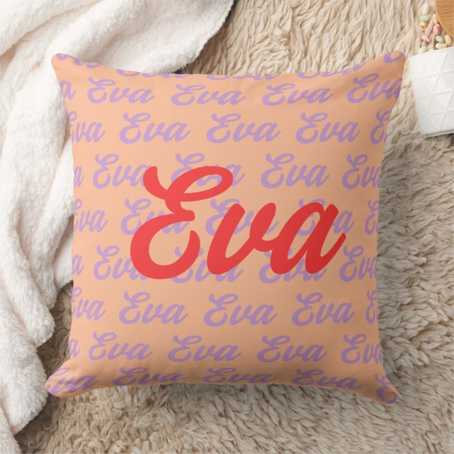 Eva Name Repetiermuster-Design Kissen (Decke)