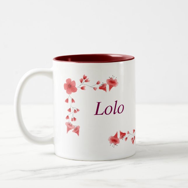 Eva name Tassen - Custom Coffee Cup with a an (Links)