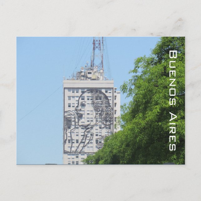 eva peron mural postkarte (Vorderseite)