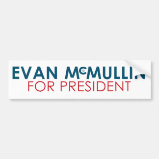 Evan McMullin - es ist nie zu spät Autoaufkleber