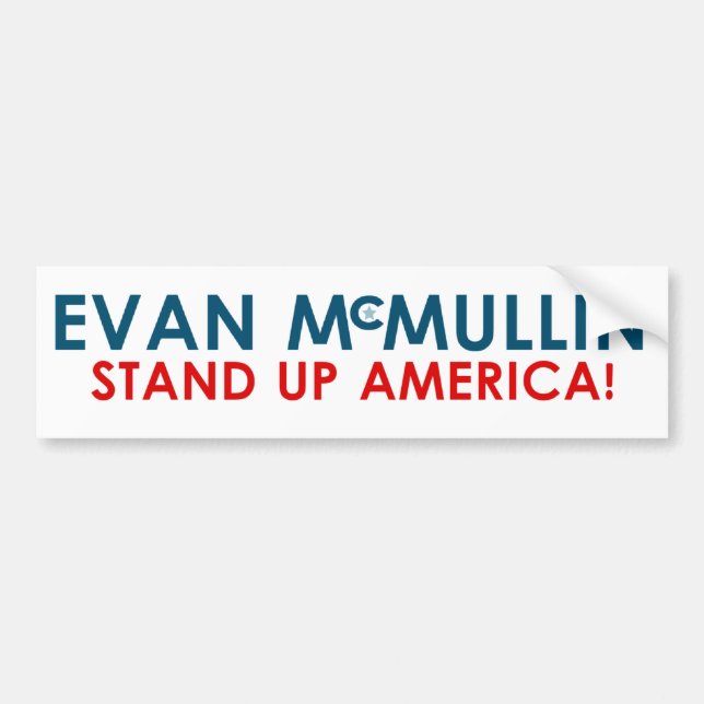 Evan McMullin - stehen Sie oben Amerika! Autoaufkleber (Vorne)