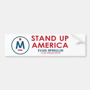 Evan McMullin - stehen Sie oben Amerika! Autoaufkleber