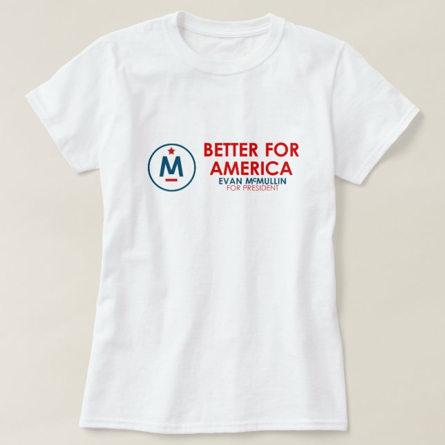 Evan McMullin - verbessern Sie für Amerika T-Shirt (Design vorne)