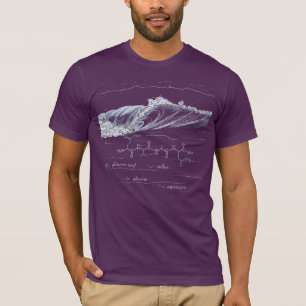 EVAN-Peptid, Welle, benutzerdefinierter Text, dunk T-Shirt