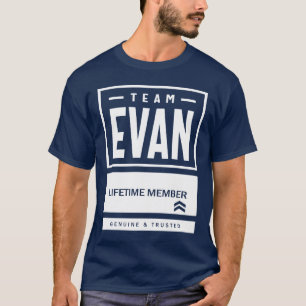 Evan Personalisiert Name Birthday Gift T-Shirt