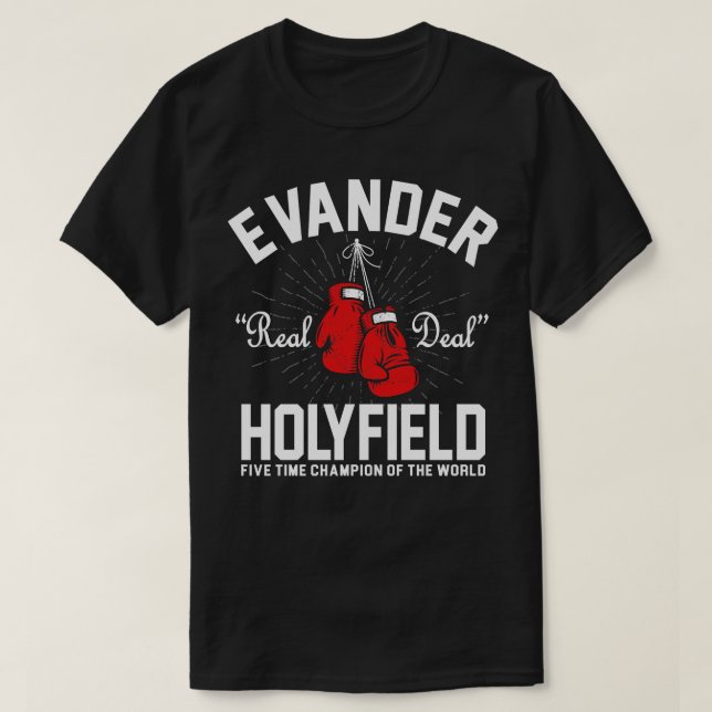Evander Holyfield Vintag Pocket T-Shirt (Design vorne)