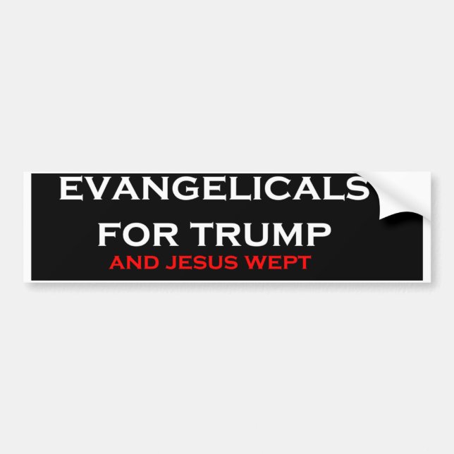 Evangelicals für TRUMPF Autoaufkleber (Vorne)