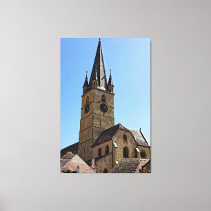 Evangelichal Kathedrale Sibiu Hermannstadt Rumänie Leinwanddruck