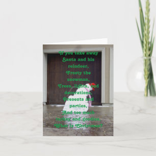 Evangelische Weihnachtskarte Feiertagskarte