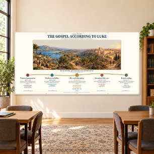 Evangelium nach Lukas Bibelstudium, Klassenzimmer  Banner