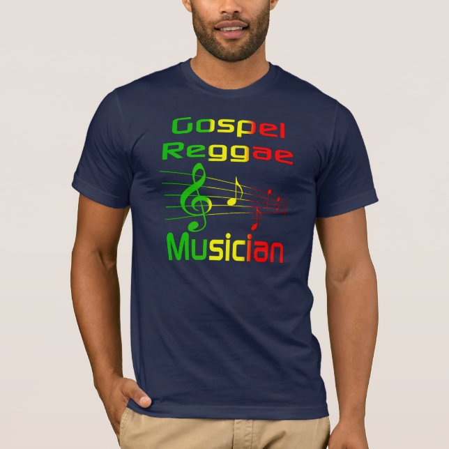 Evangelium-Reggae-Musiker T-Shirt (Vorderseite)