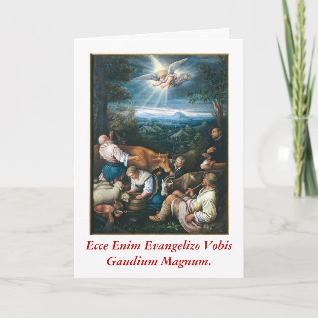 Evangelizo Gaudium Magnum Scida Karte (Vorderseite)