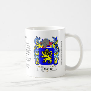 Evans-Familienwappen-Tasse Tasse