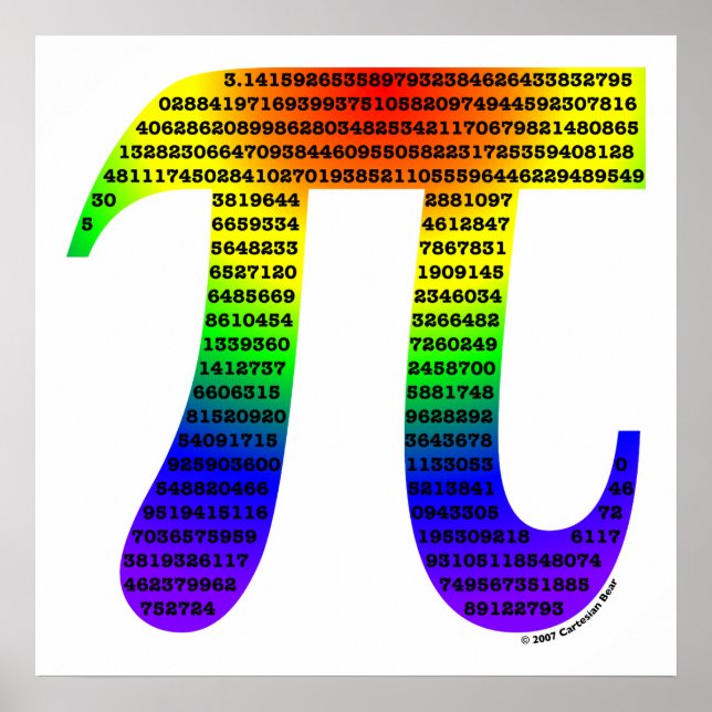 Evan's Pi #2 Poster (Vorne)