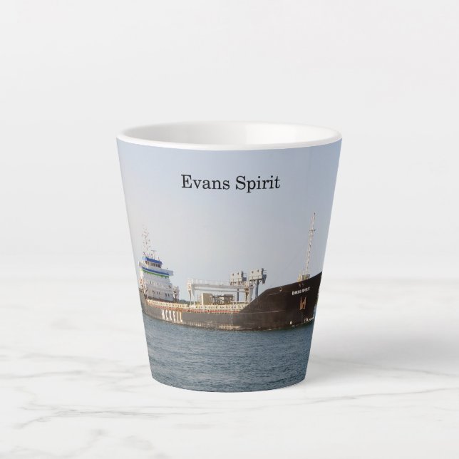 Evans Spirit latte Tasse (Vorderseite)