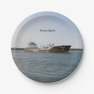 Evans Spirit-Papierplatte Pappteller