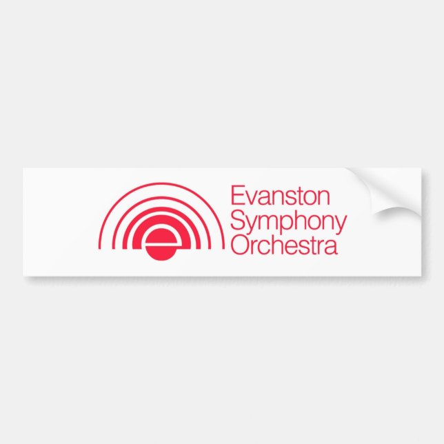 Evanston Sinfonieorchester Autoaufkleber (Vorne)