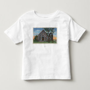 Evanston, WY - Kirche von Ansicht St Mary Kleinkind T-shirt