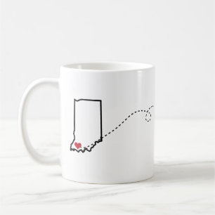 Evansville, Indiana, Crossville, Tennessee Kaffeetasse