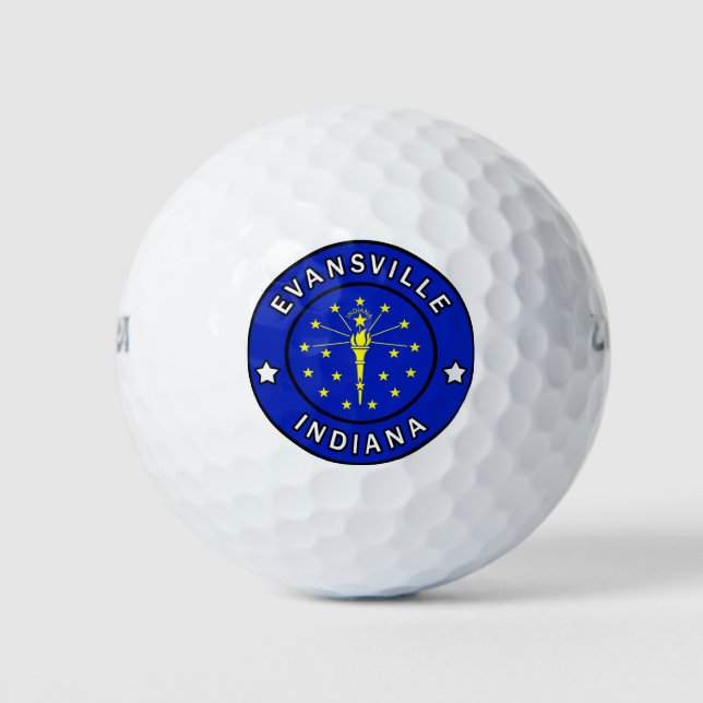 Evansville Indiana Golfball (Vorderseite)