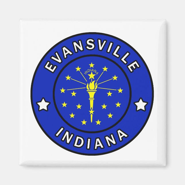 Evansville Indiana Magnet (Vorne)